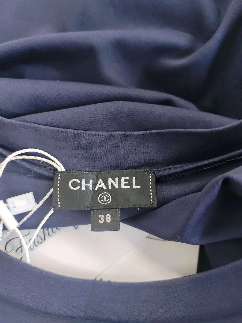 Chanel Chanel Velvet Pattern Short Sleeve Top Size US S / EU 44-46 / 1 - 3 Thumbnail