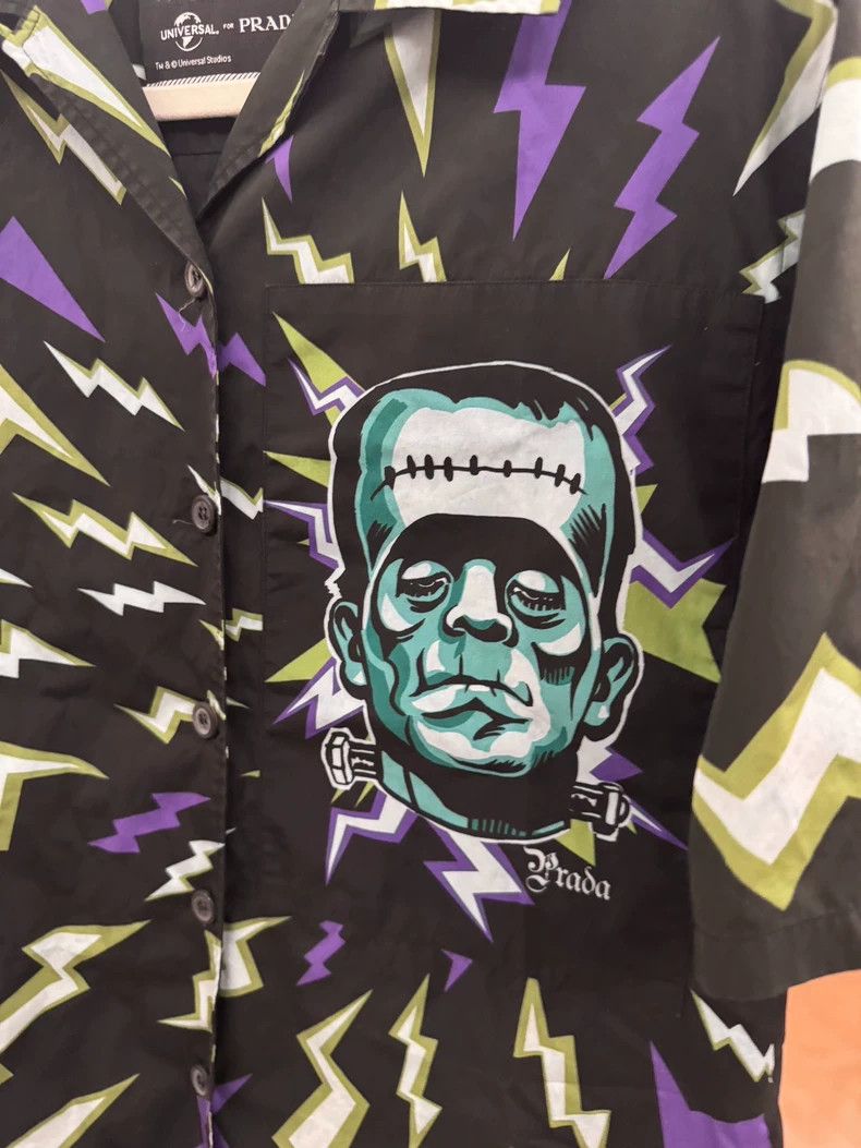Prada Prada Frankenstein Short Sleeve Shirt Size US S / EU 44-46 / 1 - 2 Thumbnail