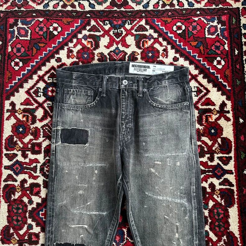 Neighborhood Neighborhood 20SS Distressed Denim Jeans S Size US 27 - 3 Thumbnail