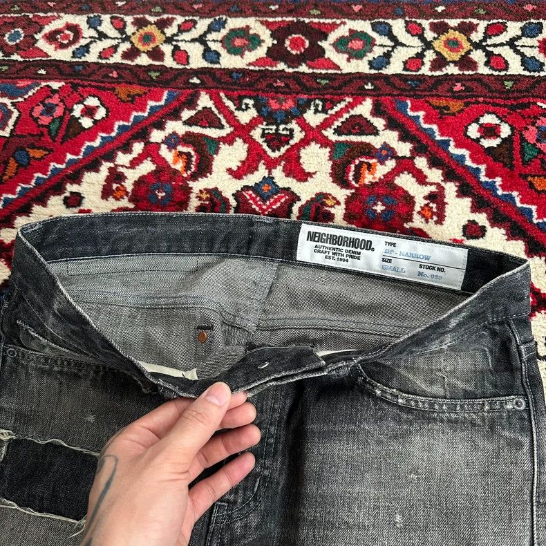 Neighborhood Neighborhood 20SS Distressed Denim Jeans S Size US 27 - 4 Thumbnail