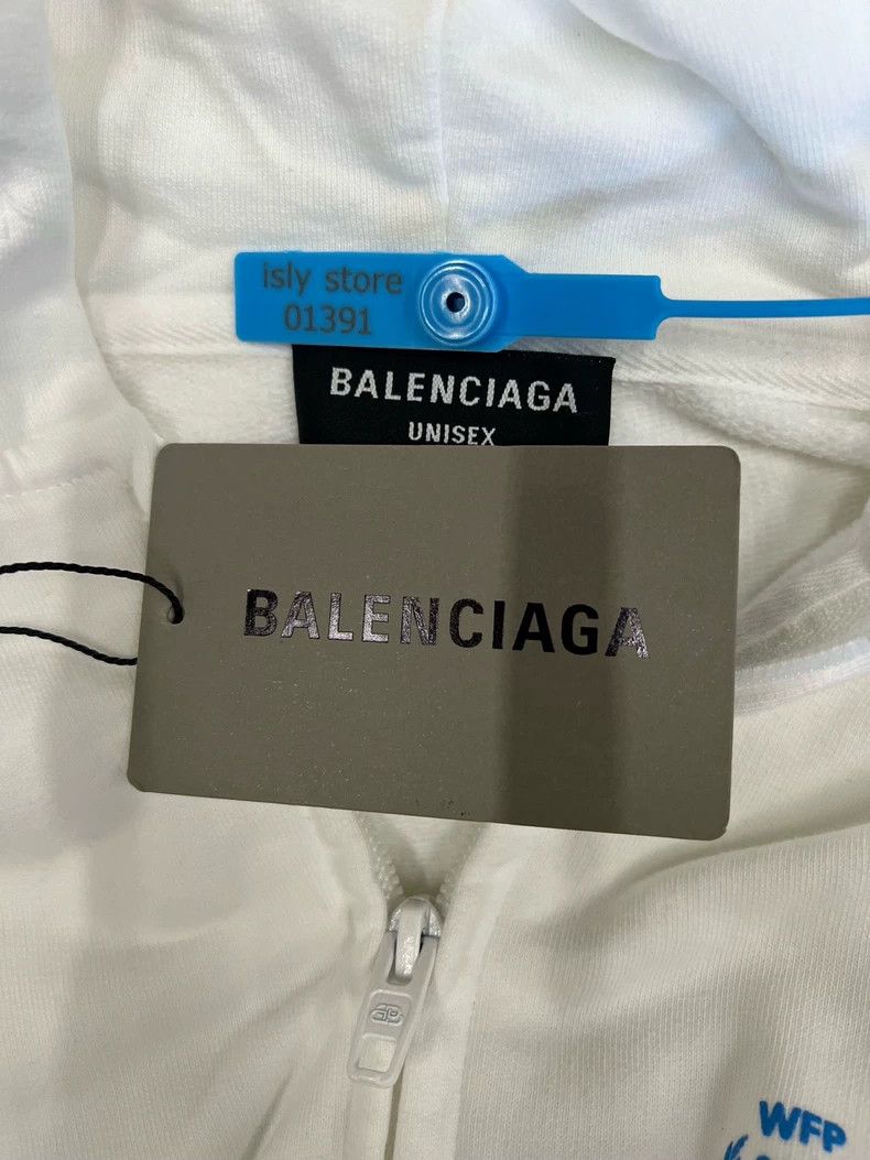 Balenciaga Balenciaga Wheat Ear Zipper Hoodie Size US XS / EU 42 / 0 - 4 Thumbnail