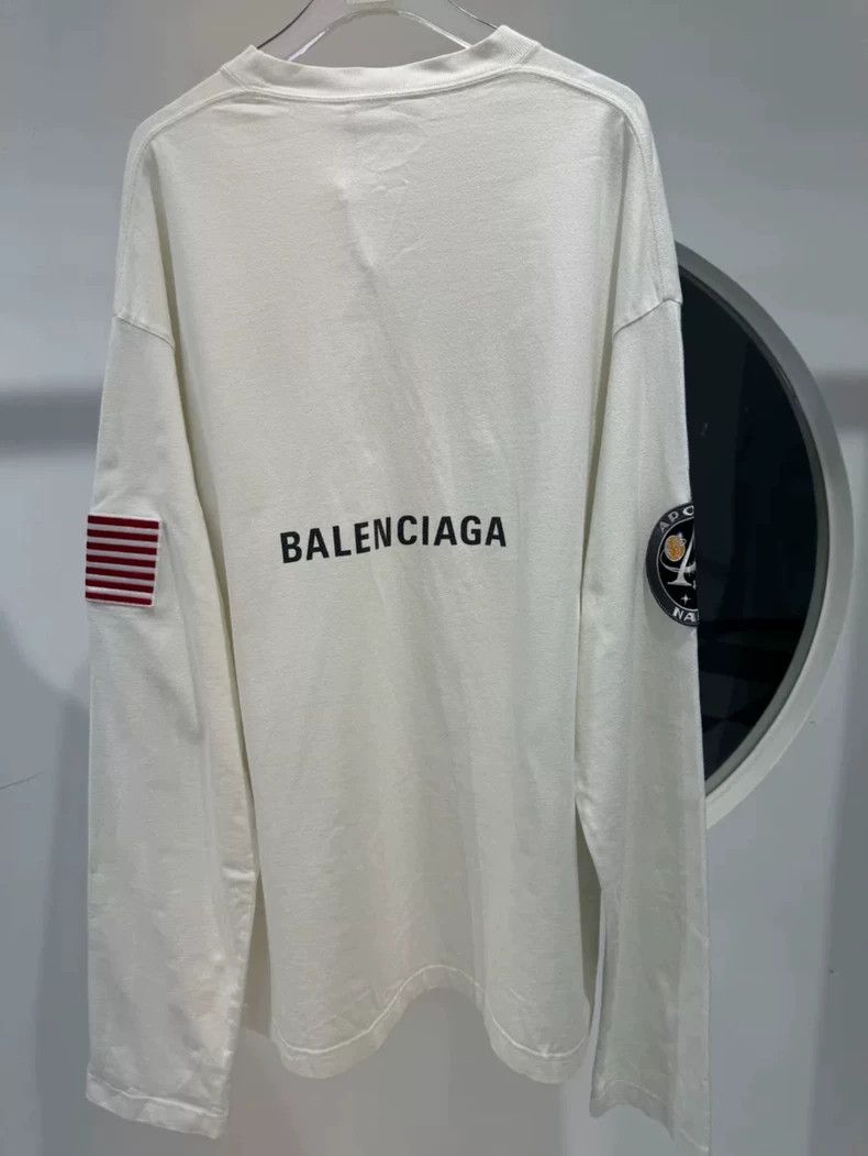 Balenciaga Balenciaga x NASA White Sweatshirt XS Size US XS / EU 42 / 0 - 2 Thumbnail