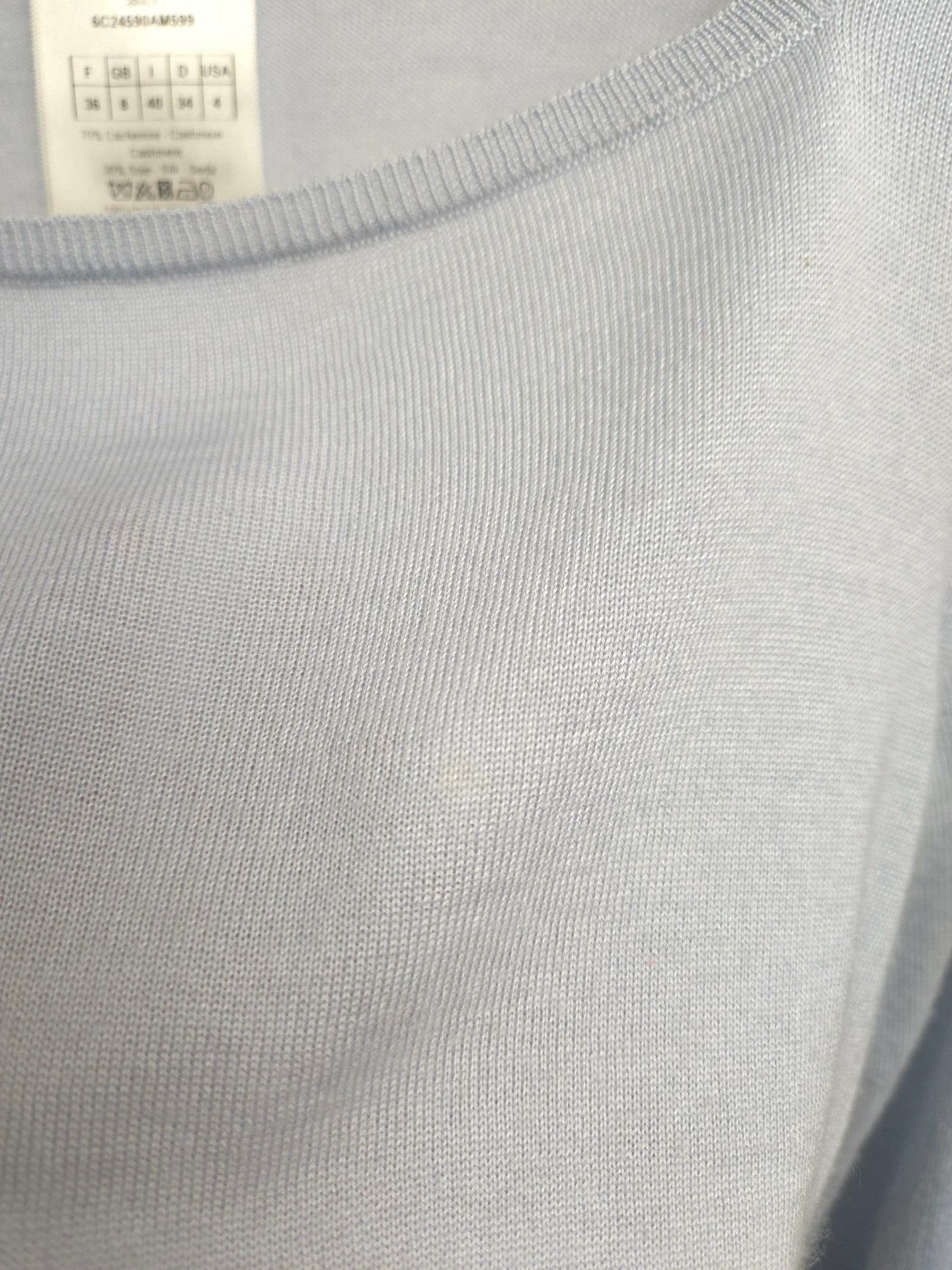 Dior light blue knit top by christian dior Size XS / US 0-2 / IT 36-38 - 5 Thumbnail