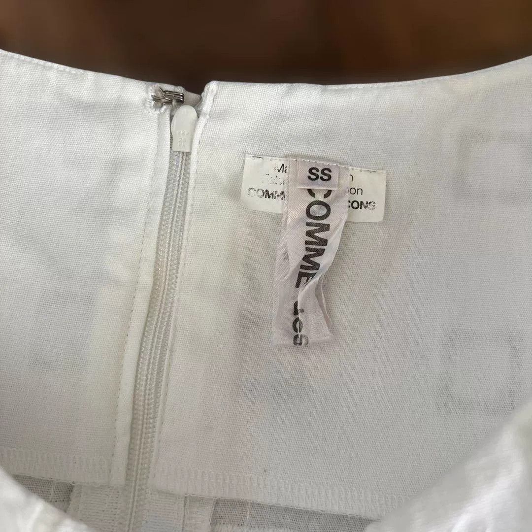 Comme des Garcons COMME des GARCONS White Paneled Dress Size US 36 / EU 52 - 5 Thumbnail