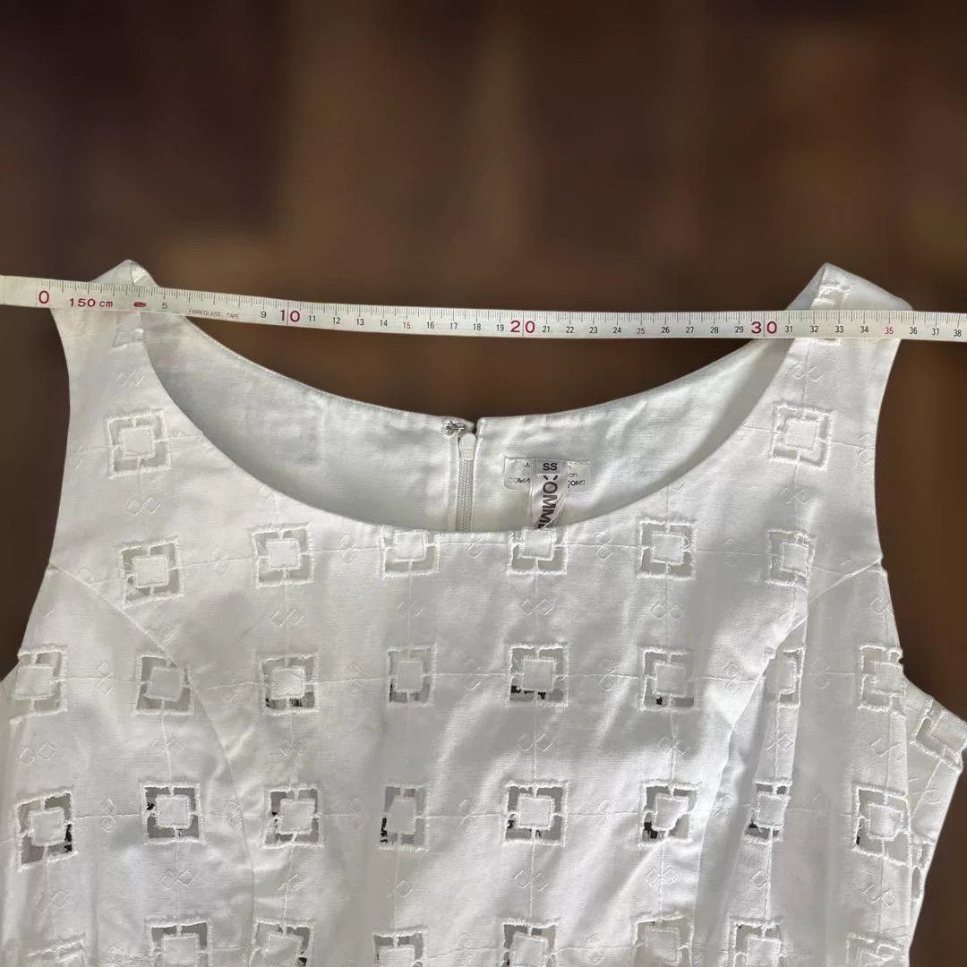Comme des Garcons COMME des GARCONS White Paneled Dress Size US 36 / EU 52 - 7 Thumbnail