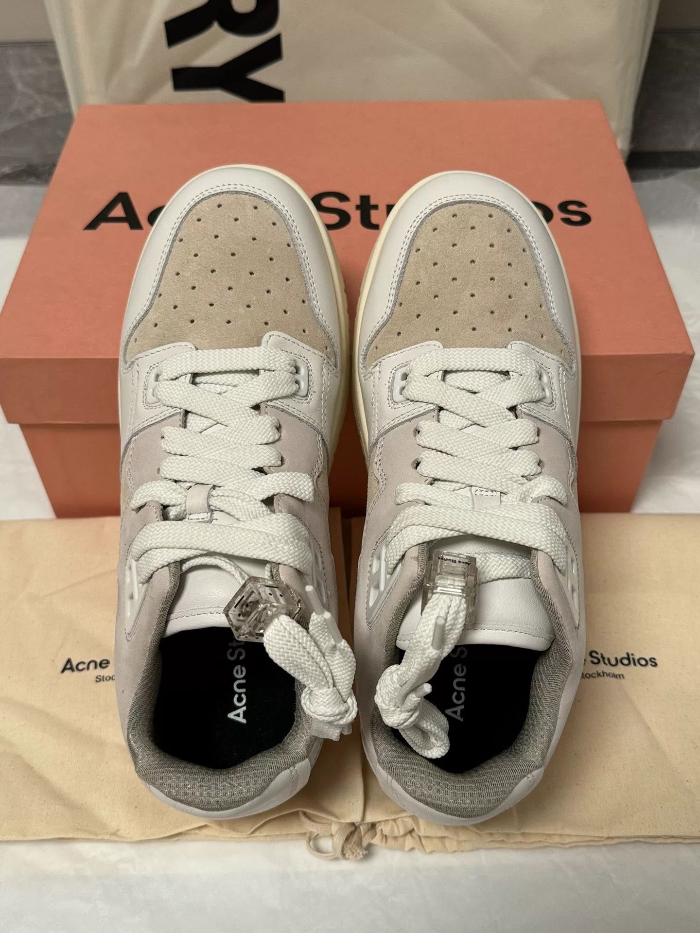 Acne Studios acne studios low-top sneakers in beige Size US 8.5 / EU 41-42 - 6 Thumbnail
