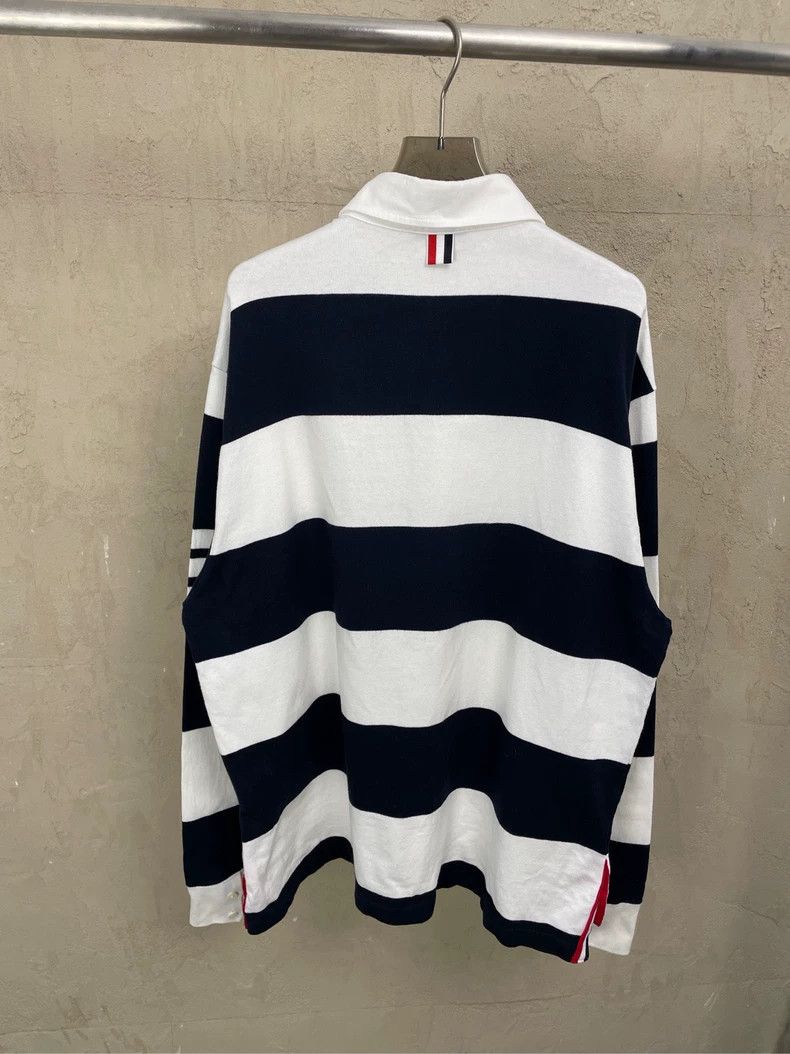 Thom Browne Thom Browne Striped Polo Longsleeve Size US S / EU 44-46 / 1 - 8 Thumbnail