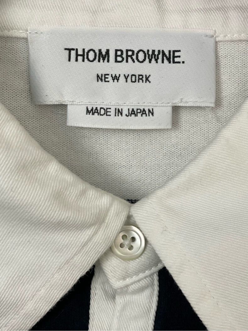 Thom Browne Thom Browne Striped Polo Longsleeve Size US S / EU 44-46 / 1 - 4 Thumbnail