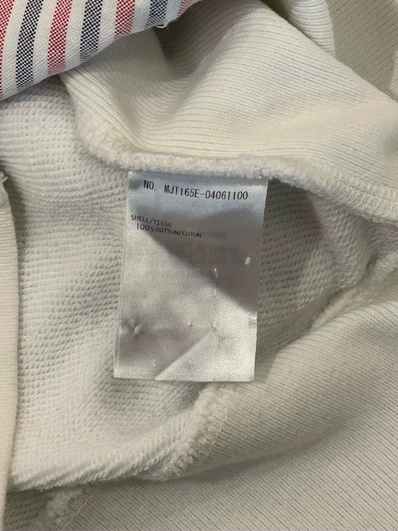 Thom Browne Thom Browne White Rainbow Stripe Hoodie Size US XS / EU 42 / 0 - 7 Thumbnail
