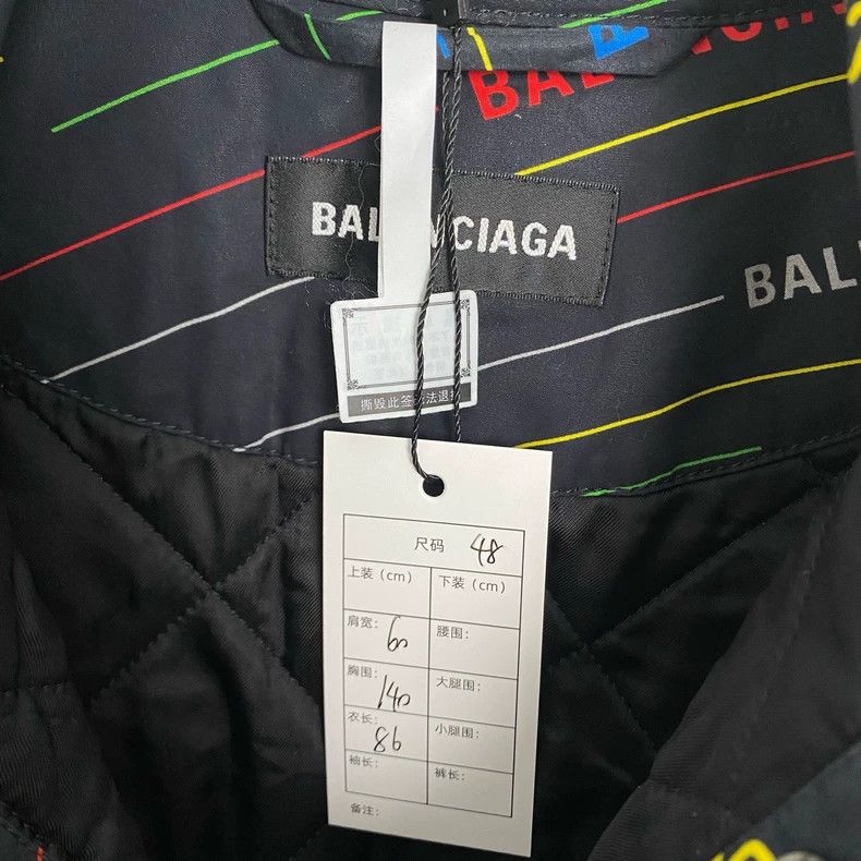 Balenciaga Balenciaga Colorful Print Down Vest Size US S / EU 44-46 / 1 - 2 Thumbnail