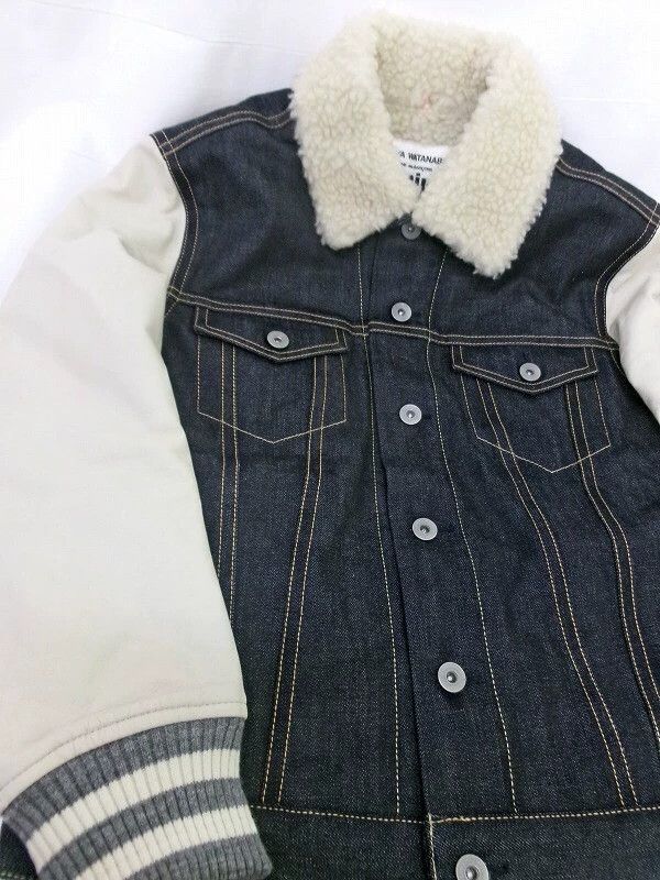 Junya Watanabe Junya Watanabe Denim Baseball Jacket Size US XS / EU 42 / 0 - 2 Thumbnail