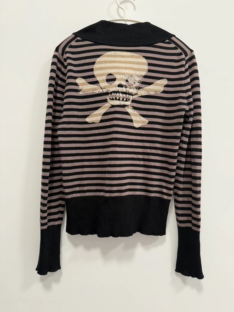 Vivienne Westwood Vivienne Westwood Skull Stripe Cardigan Size US M / EU 48-50 / 2 - 2 Thumbnail