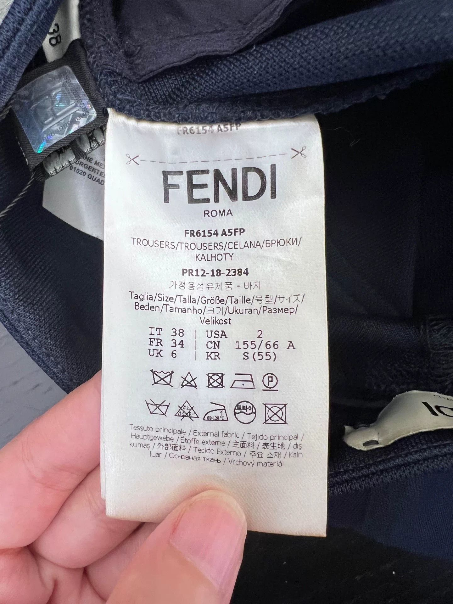 Fendi Fendi Double F Side Print Casual Pants Size US 38 / EU 54 - 4 Thumbnail