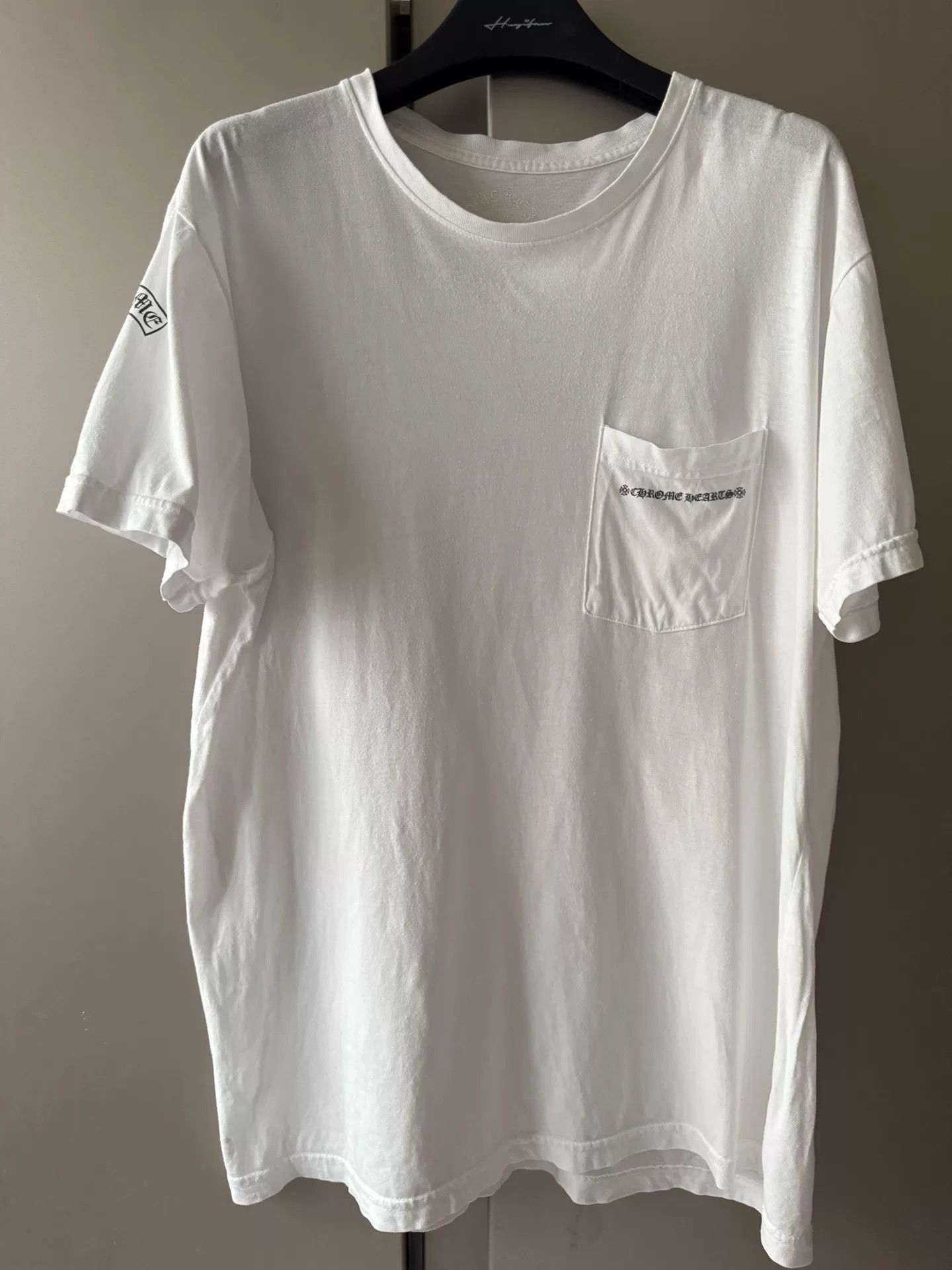 Chrome Hearts Chrome Hearts White Sanskrit Back Print Tee Size US L / EU 52-54 / 3 - 2 Thumbnail