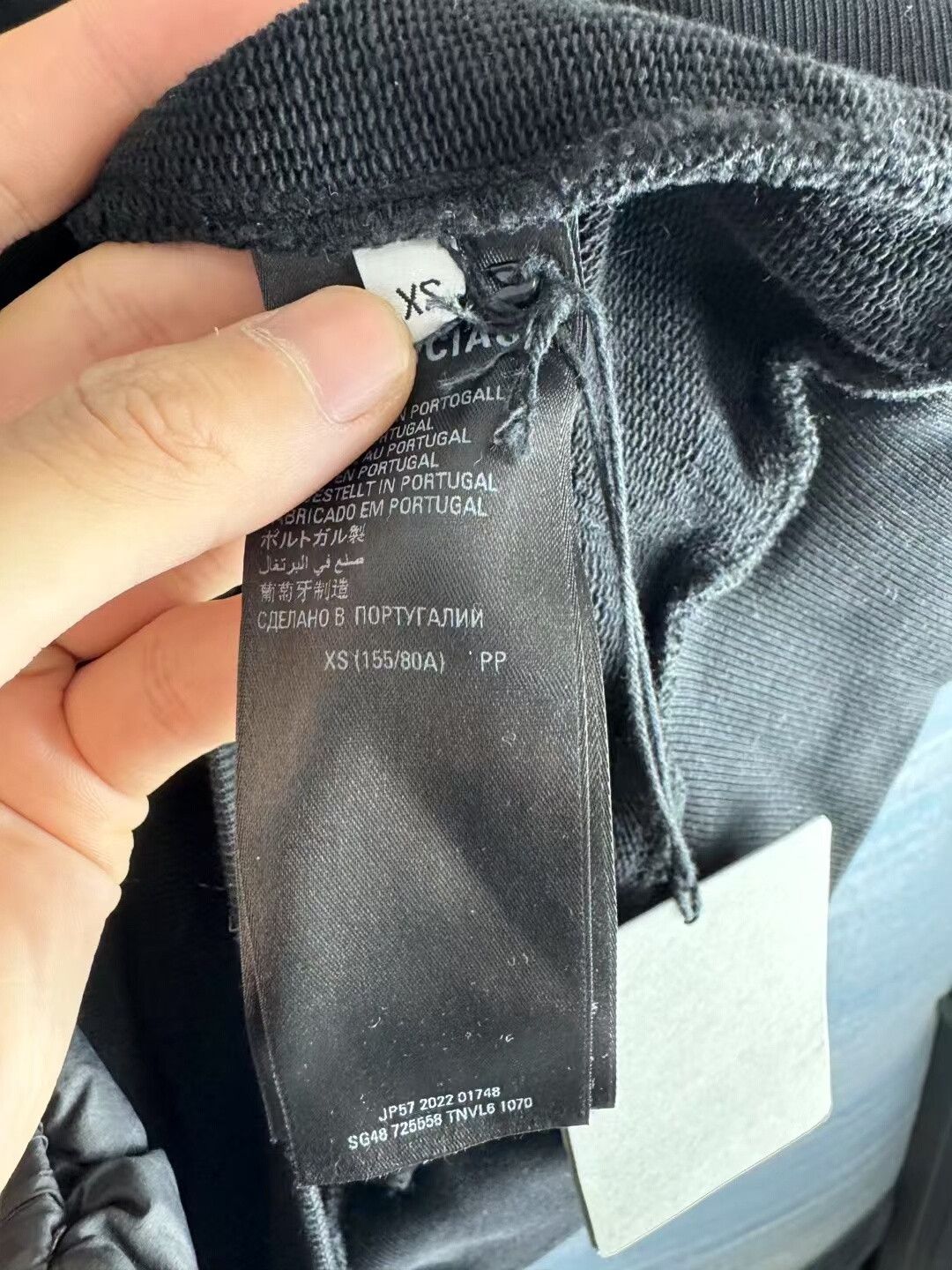 Balenciaga Balenciaga Black Eco Letter Hoodie XS Size US XS / EU 42 / 0 - 4 Thumbnail