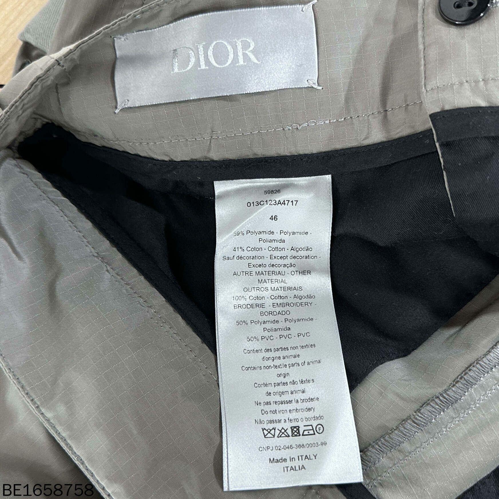 Dior Dior Tactical Velcro Cargo Pants Size US 32 / EU 48 - 4 Thumbnail