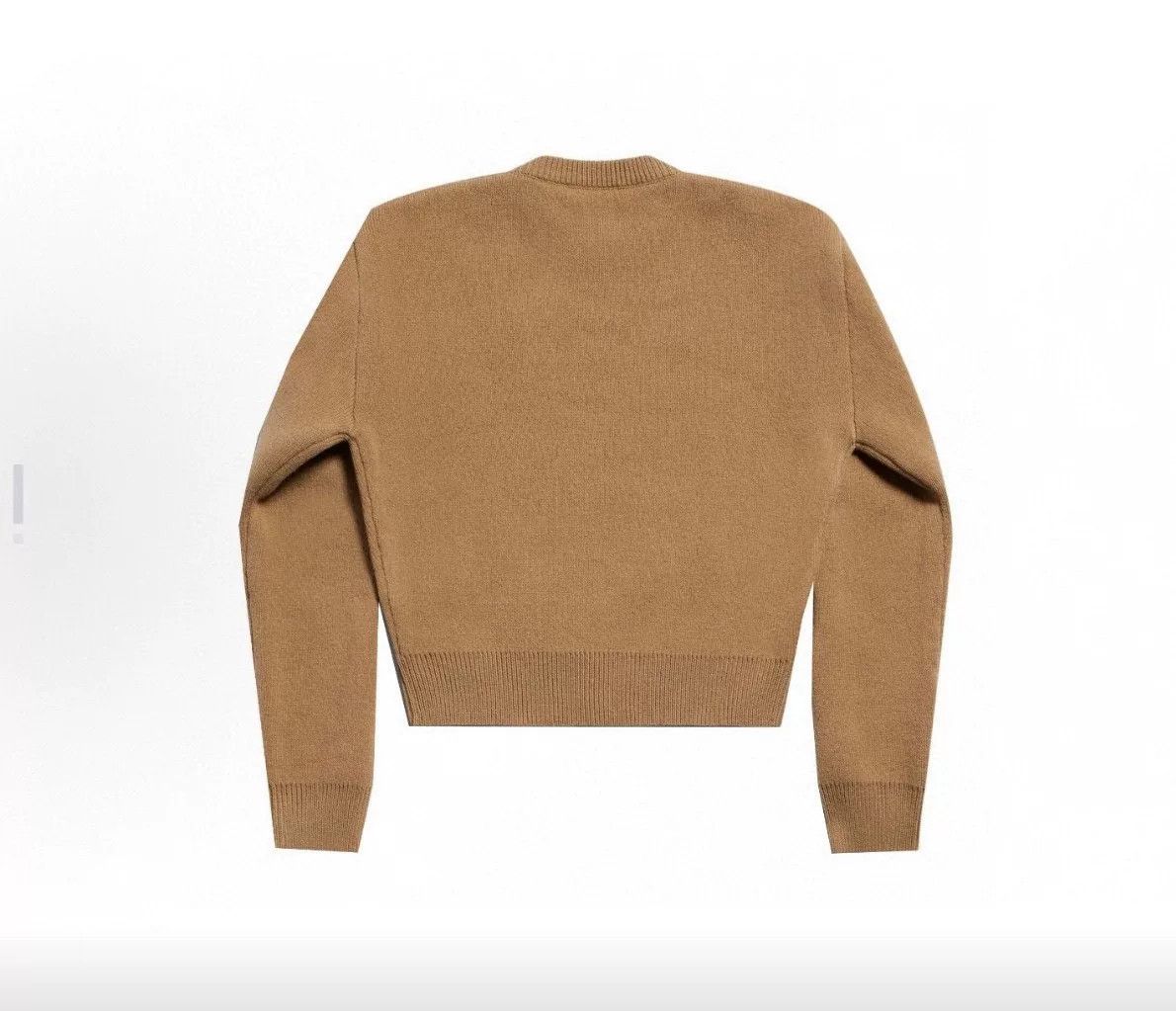 Balenciaga Balenciaga Wool Ribbed Crewneck Sweater Size US M / EU 48-50 / 2 - 3 Thumbnail