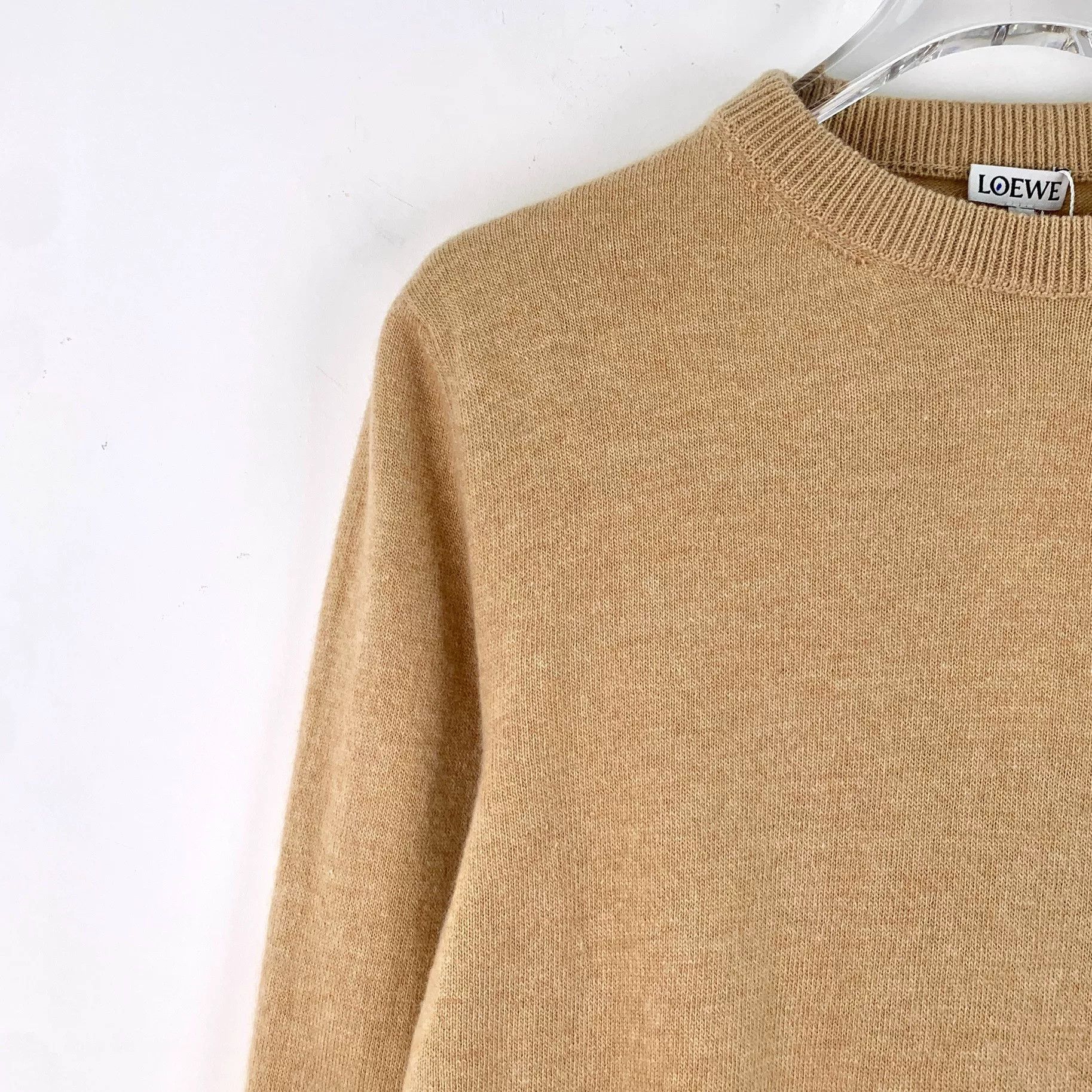 Loewe Loewe Brown Logo Backless Wool Sweater S Size US S / EU 44-46 / 1 - 3 Thumbnail