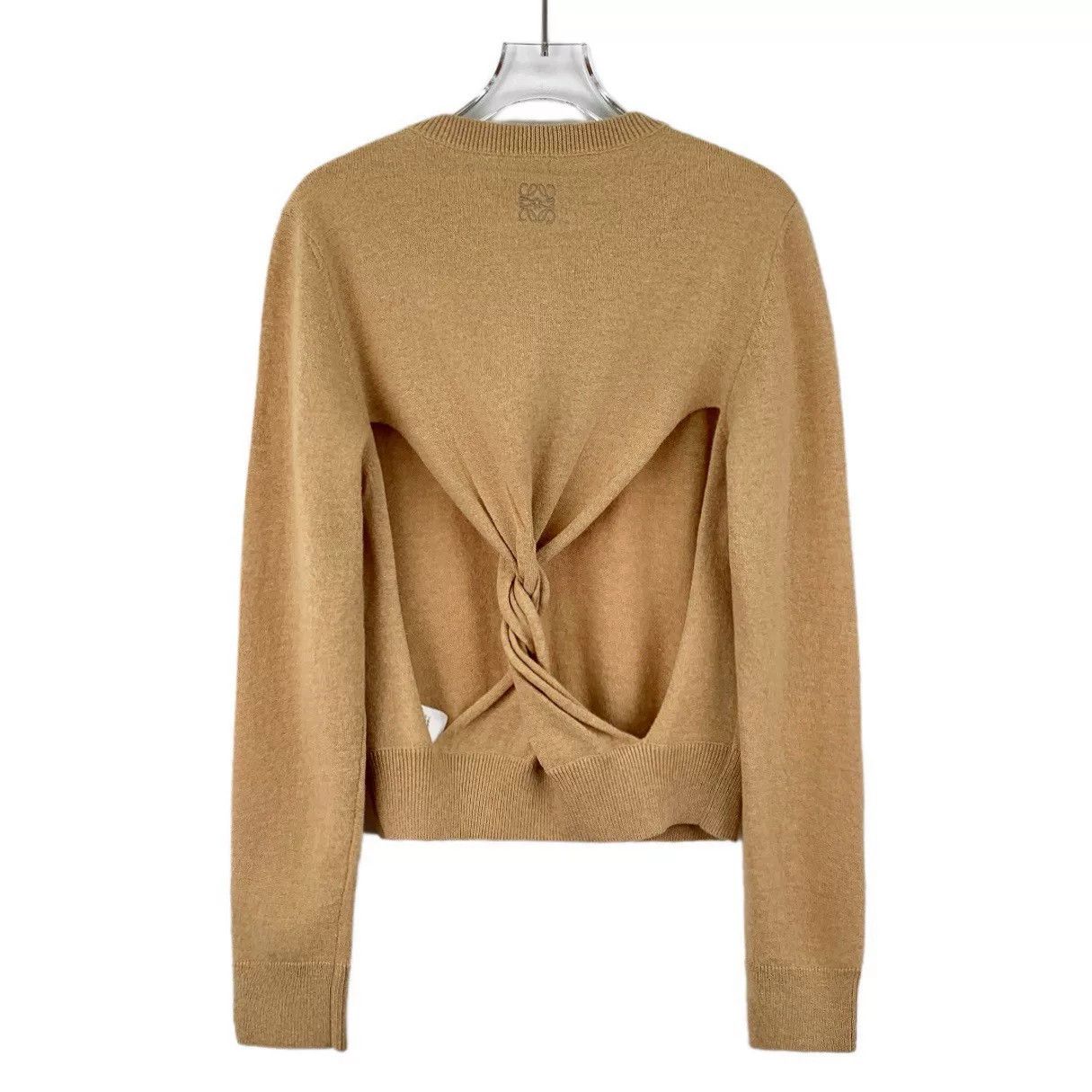 Loewe Loewe Brown Logo Backless Wool Sweater S Size US S / EU 44-46 / 1 - 2 Thumbnail