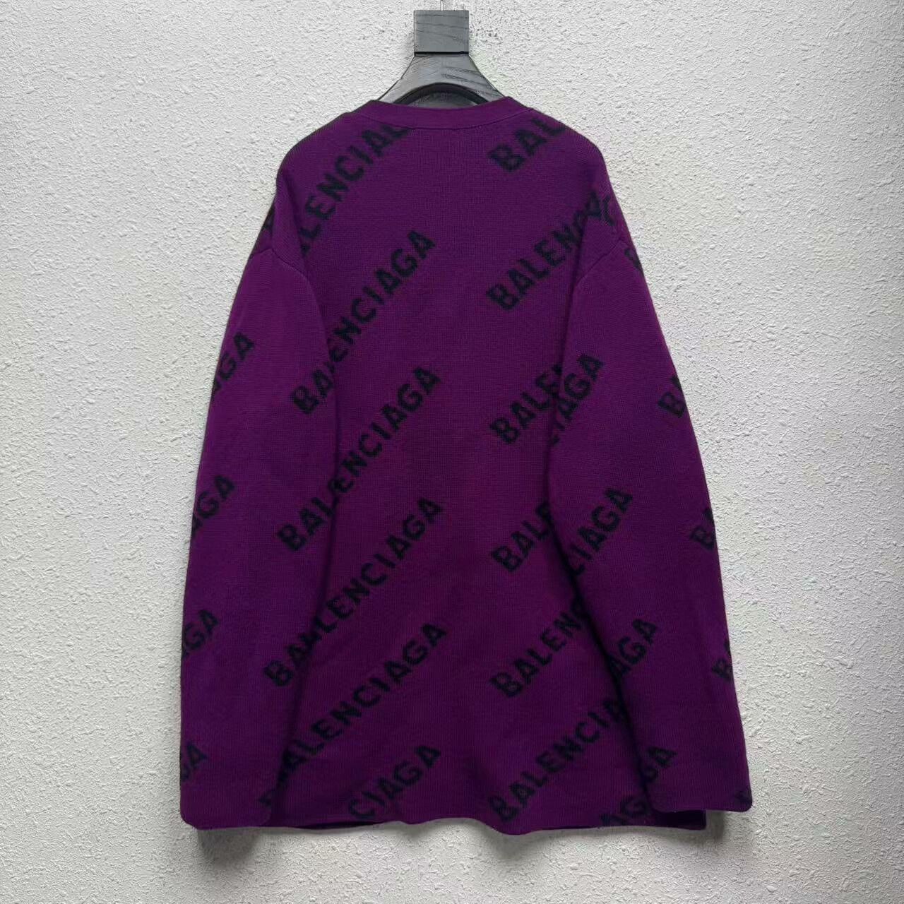 Balenciaga Balenciaga Rose Red Knitted Wool Long Cardigan Size US M / EU 48-50 / 2 - 3 Thumbnail