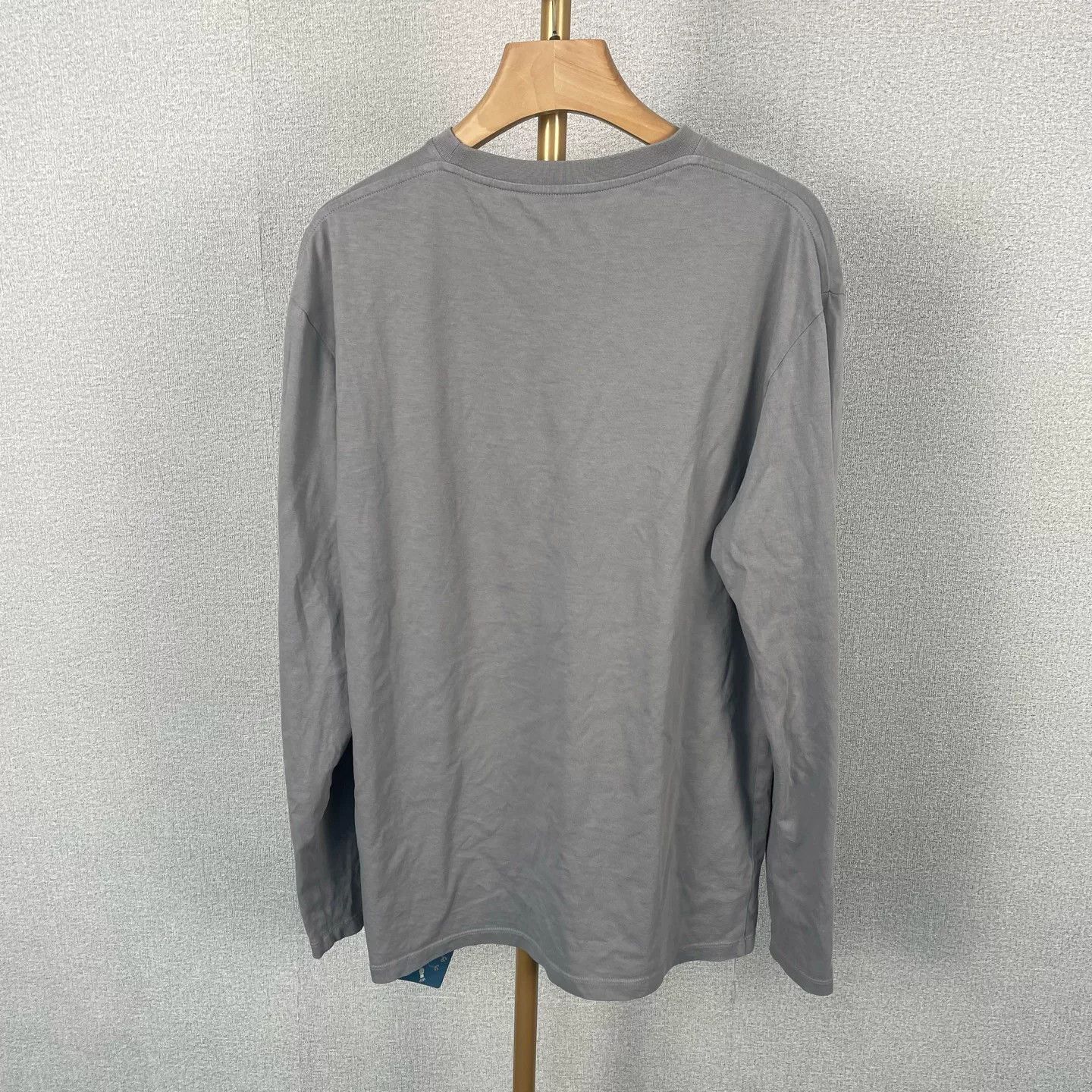 Loewe Loewe Gray Cotton Long-Sleeve T-Shirt Size US M / EU 48-50 / 2 - 2 Thumbnail