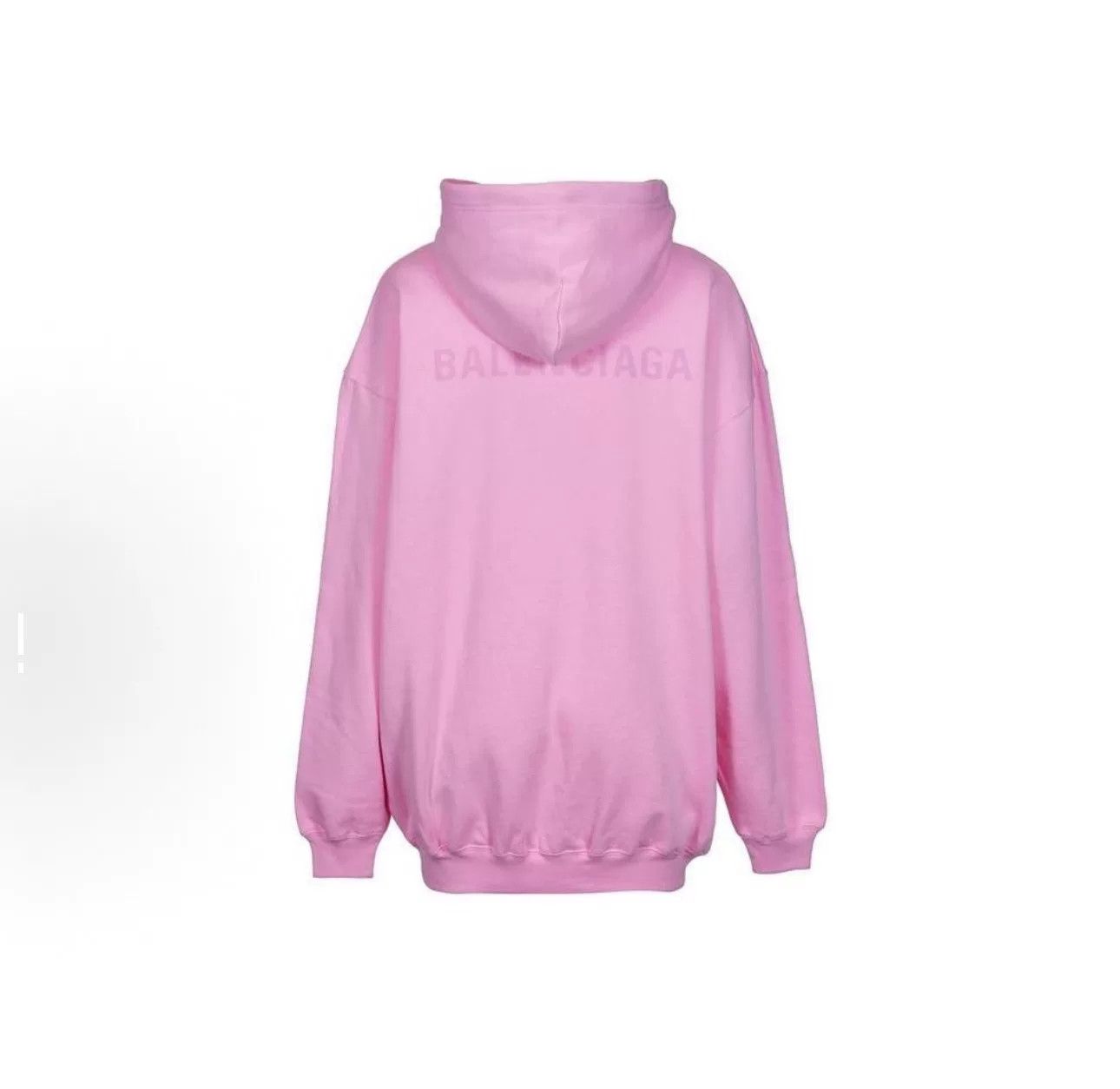 Balenciaga Balenciaga Pink Back Logo Hoodie Size US S / EU 44-46 / 1 - 3 Thumbnail