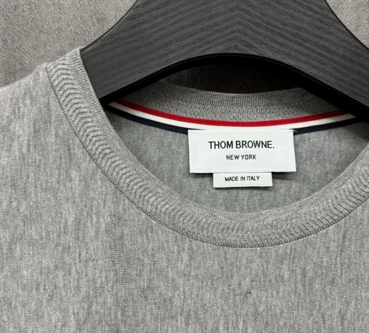 Thom Browne THOMBROWNE Tb25 Rib Knit Tape Casual Tee Size US S / EU 44-46 / 1 - 2 Thumbnail