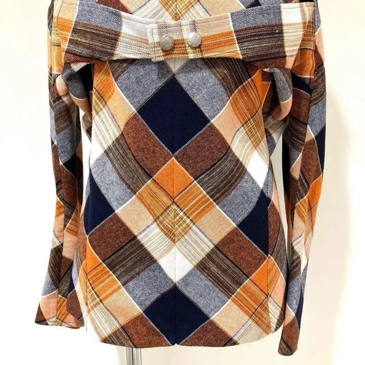 Junya Watanabe junya watanabe mixed wool blend plaid top Size US S / EU 44-46 / 1 - 3 Thumbnail