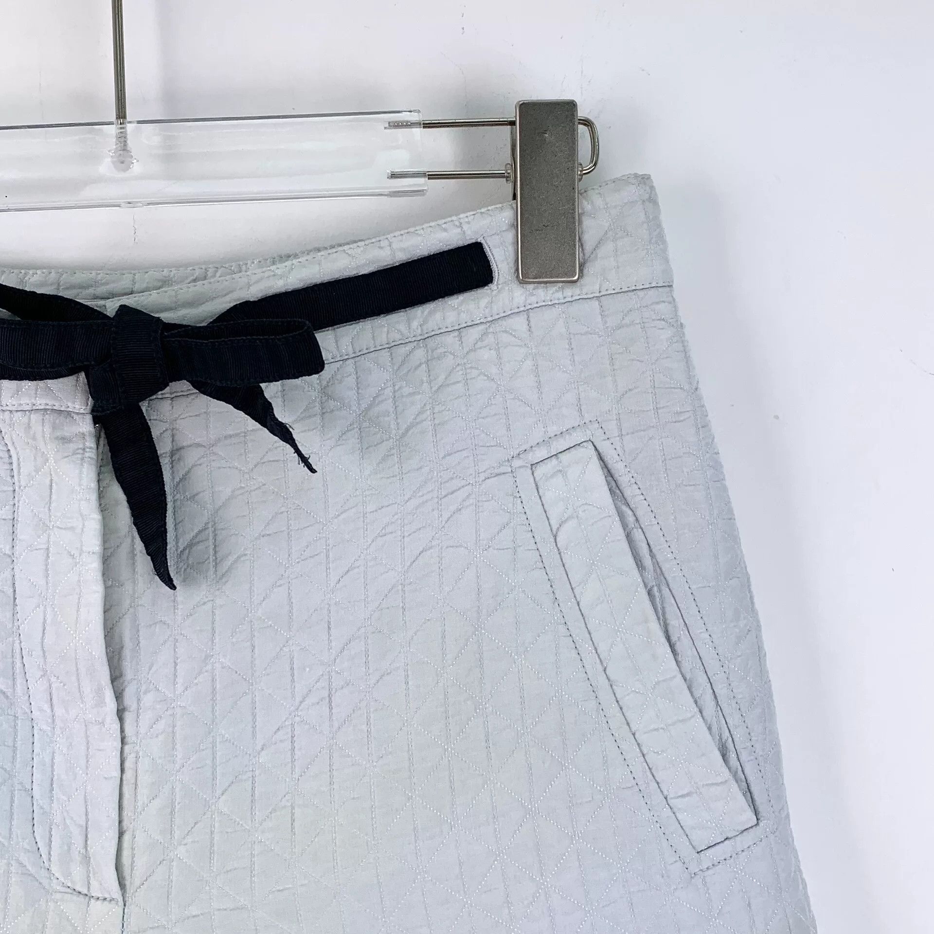 Dior Dior Light Blue Silk Casual Shorts Size US 36 / EU 52 - 3 Thumbnail