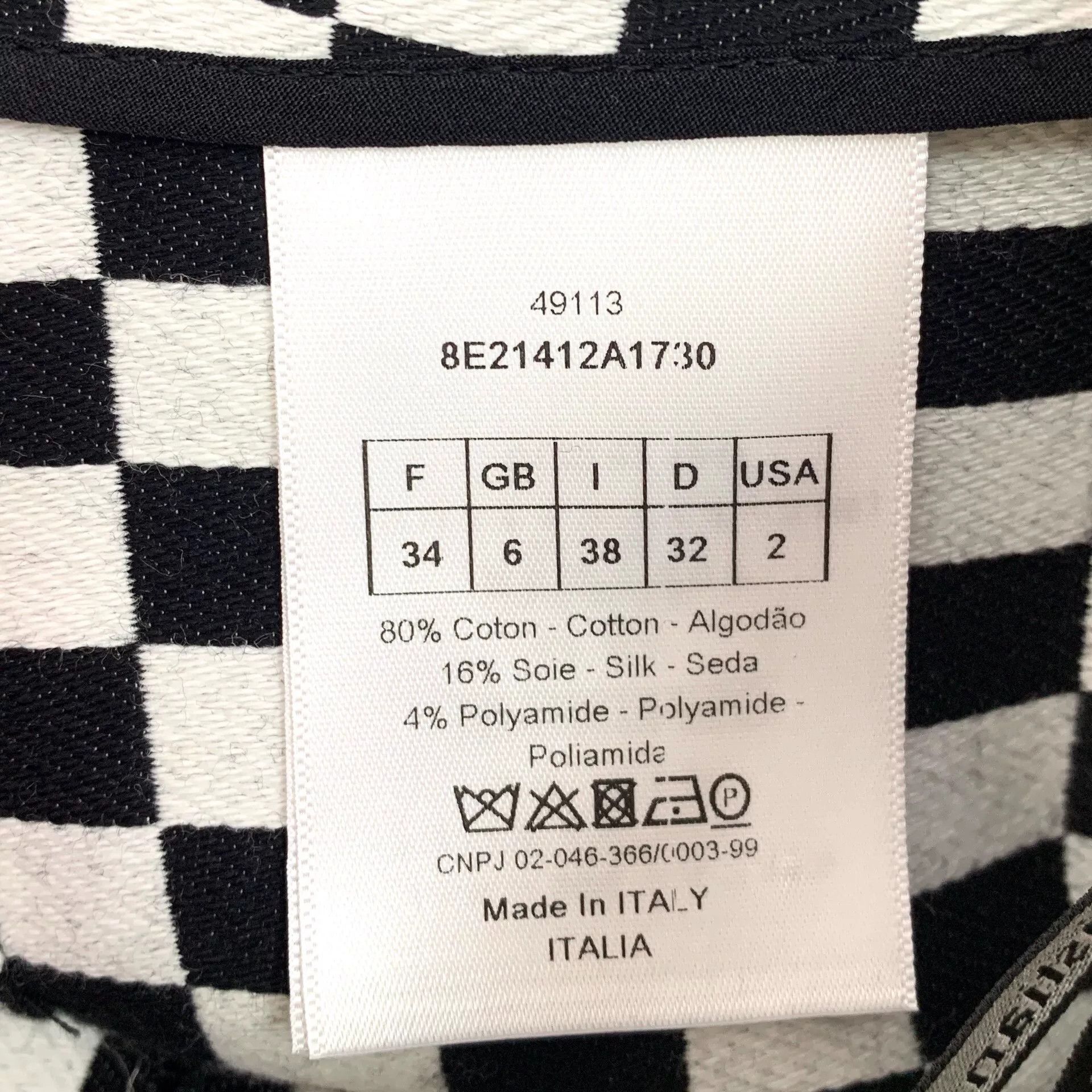 Dior dior black and white checkered cotton shorts Size US 34 / EU 50 - 6 Thumbnail