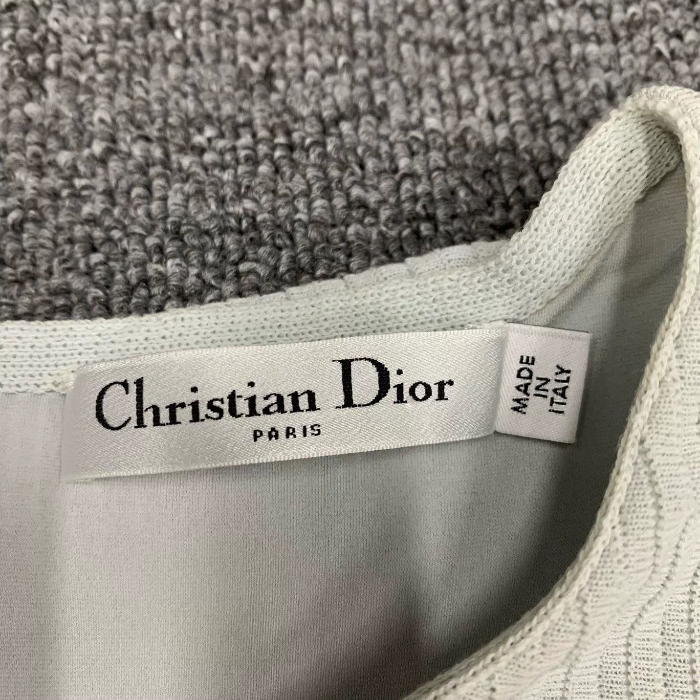 Dior sleeveless long dress by Dior in white Size US 38 / EU 54 - 4 Thumbnail