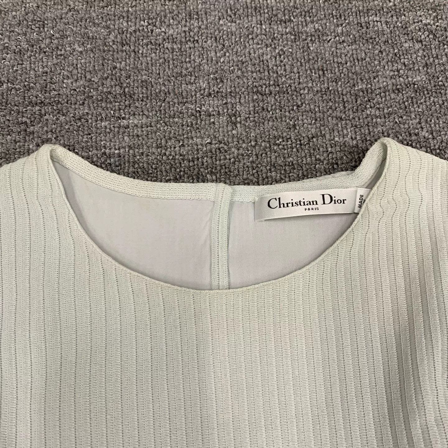 Dior sleeveless long dress by Dior in white Size US 38 / EU 54 - 7 Thumbnail