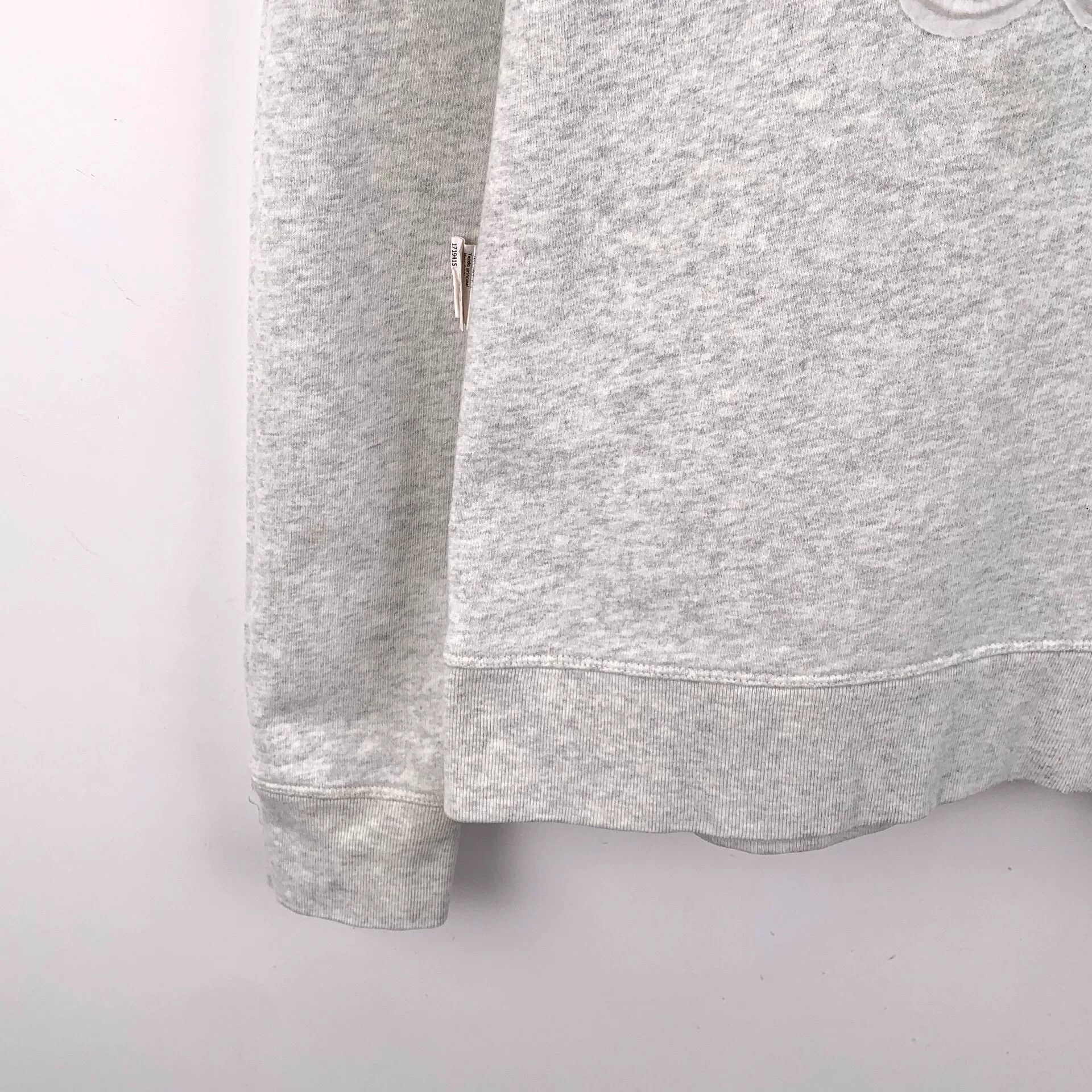 Loewe Loewe Gray White Logo Embroidered Sweatshirt Size US M / EU 48-50 / 2 - 5 Thumbnail