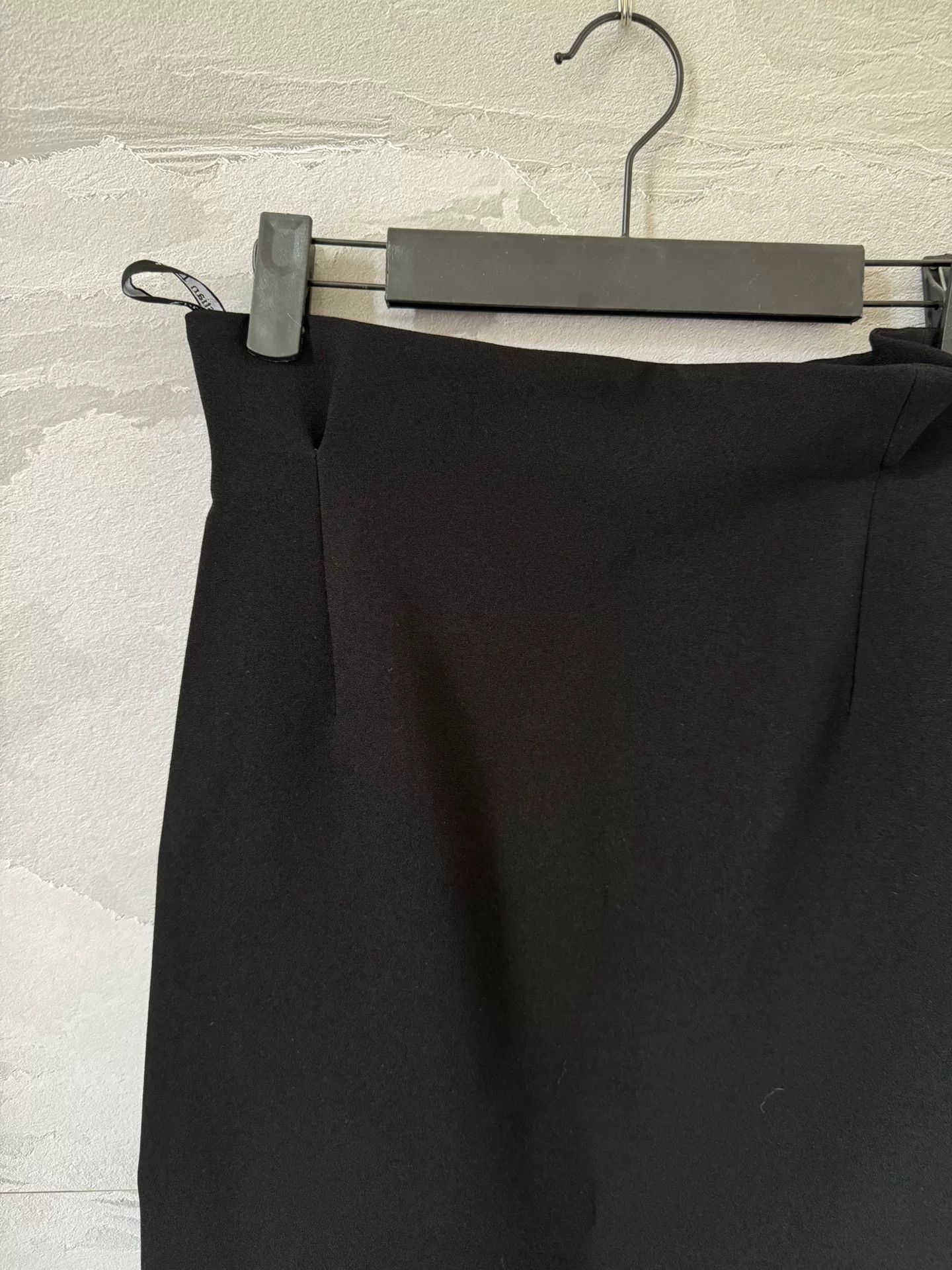 Dior black silk wool midi skirt by Dior Size US 38 / EU 54 - 3 Thumbnail