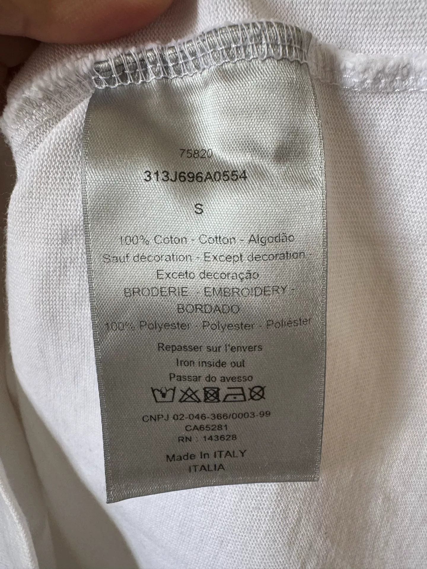Dior dior ss23 casual logo embroidered t-shirt Size US S / EU 44-46 / 1 - 6 Thumbnail