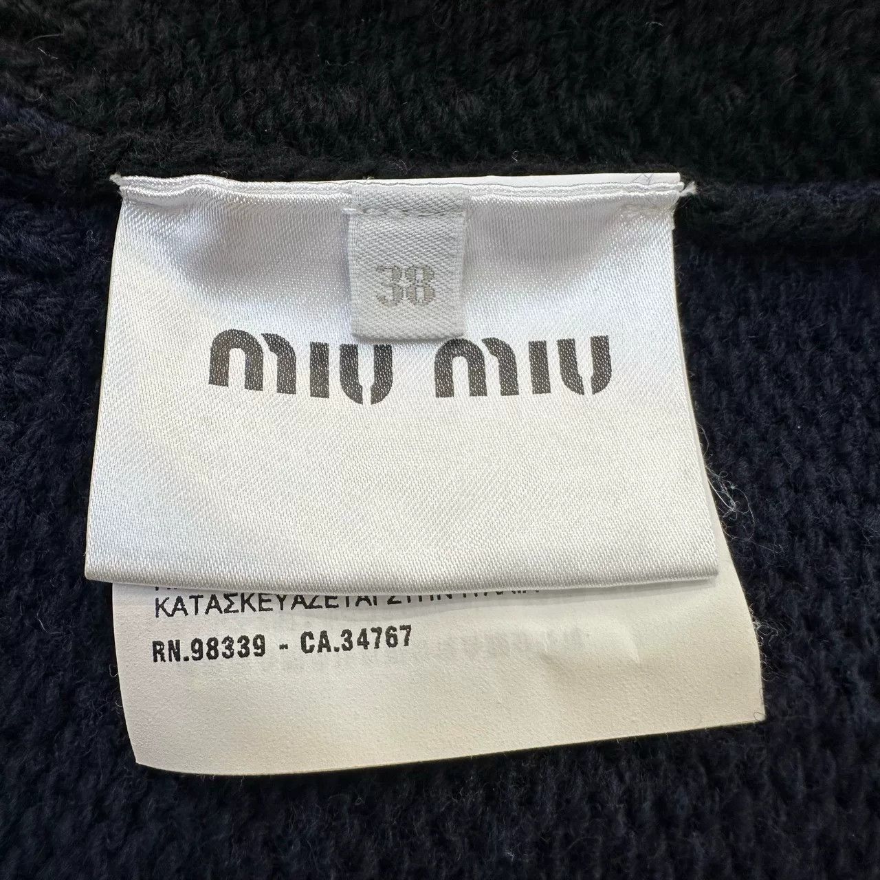Miu Miu miu miu diamond patterned wool turtleneck sweater Size US M / EU 48-50 / 2 - 7 Thumbnail