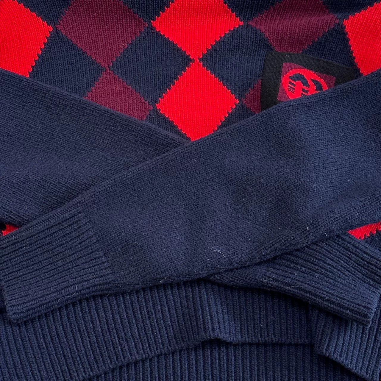 Miu Miu miu miu diamond patterned wool turtleneck sweater Size US M / EU 48-50 / 2 - 6 Thumbnail