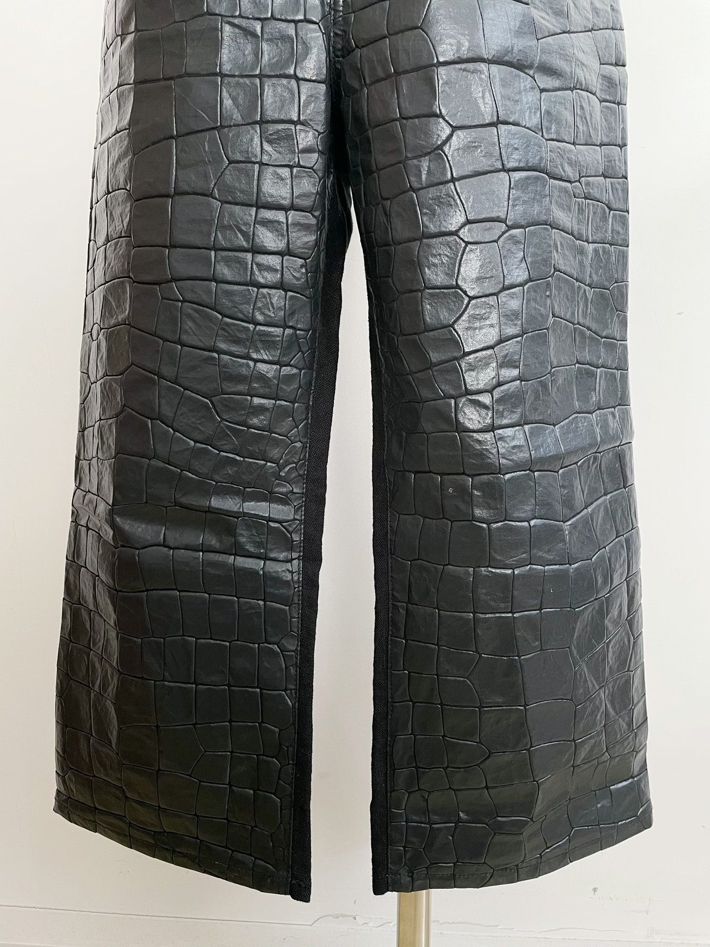 Junya Watanabe junya watanabe snake print wide leg pants Size US 27 - 7 Thumbnail