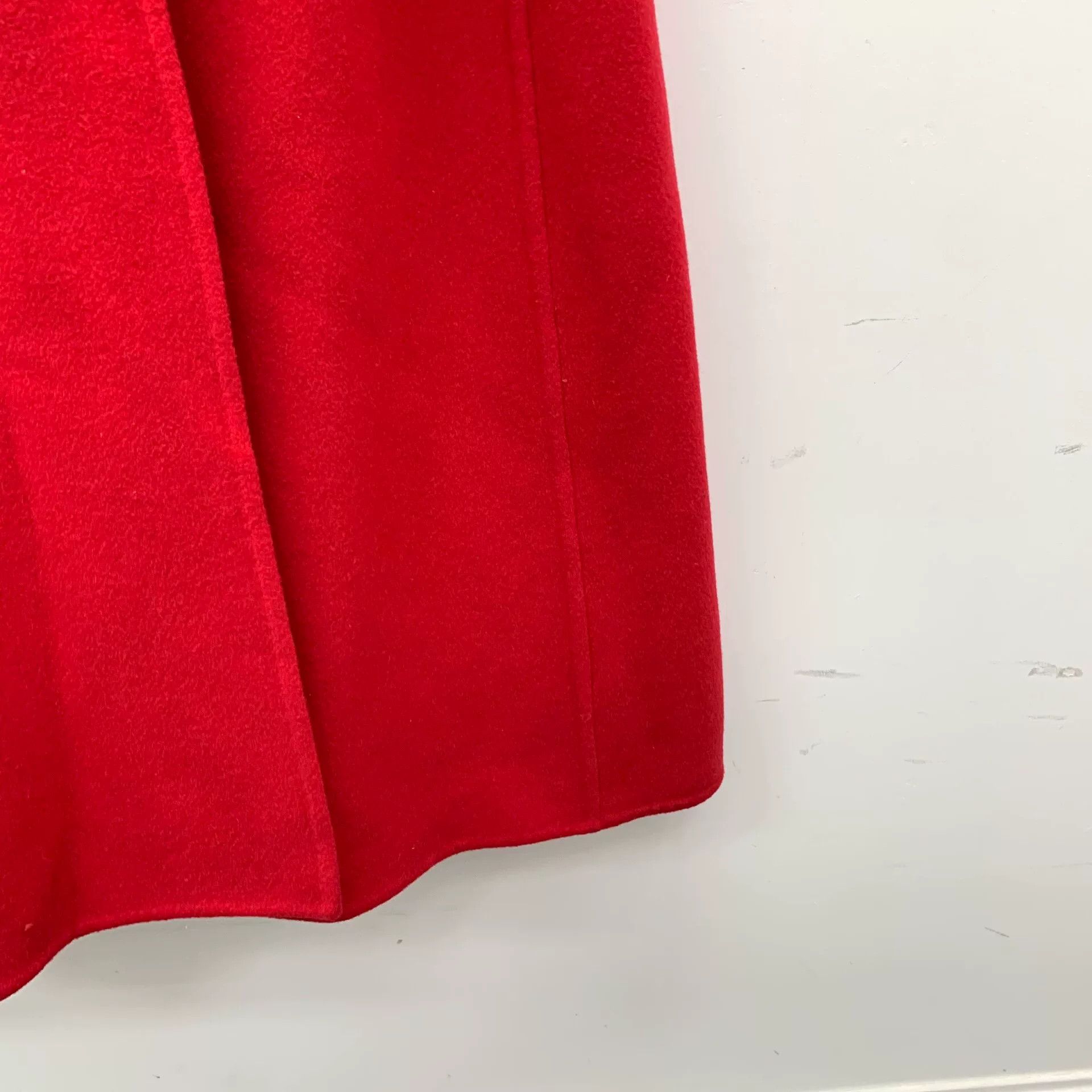 Lanvin red wool lapel coat with belt Size US S / EU 44-46 / 1 - 5 Thumbnail