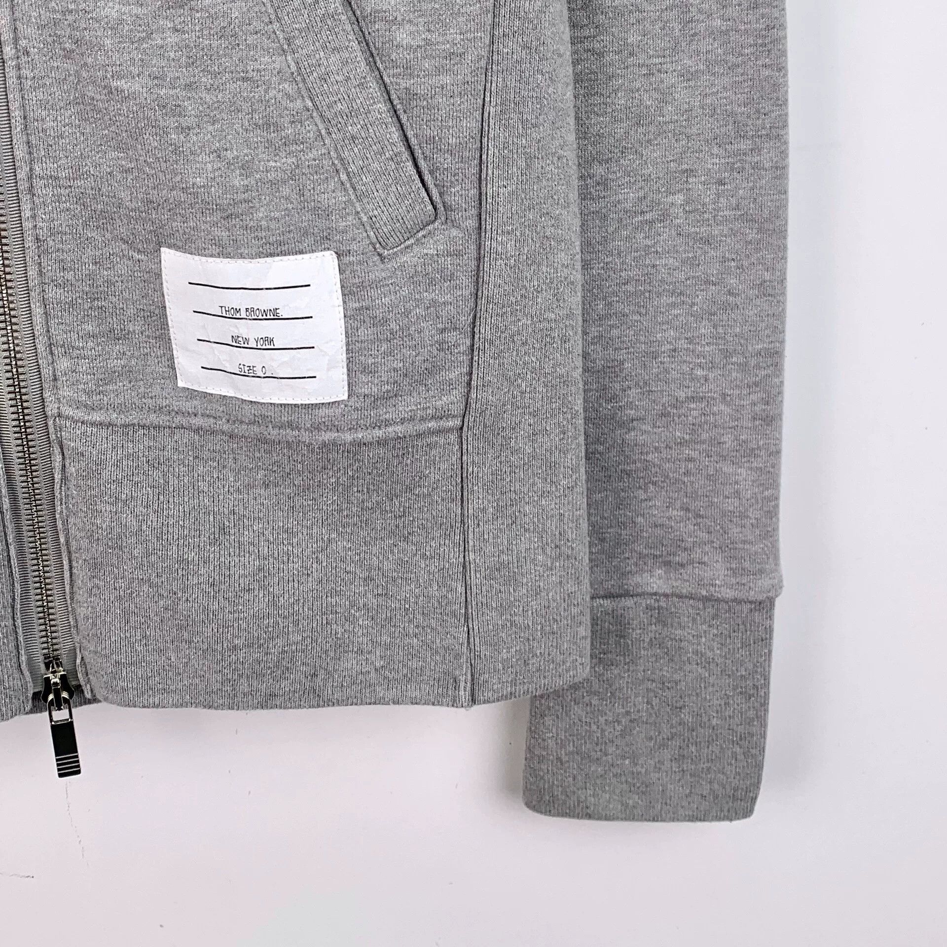 Thom Browne thom browne gray classic hoodie zip-up Size US XS / EU 42 / 0 - 4 Thumbnail