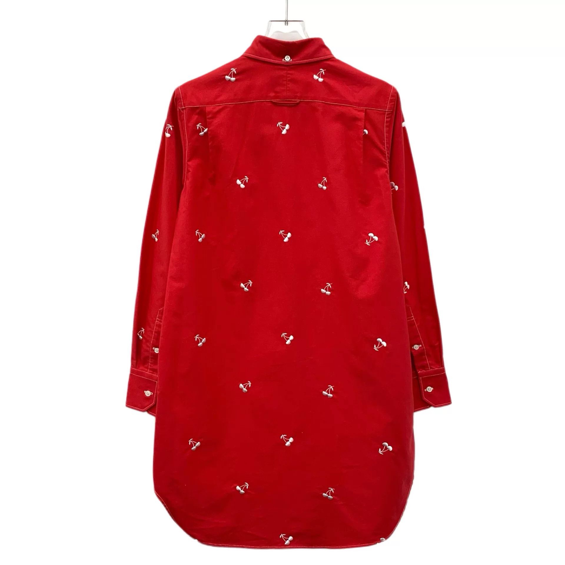 Thom Browne thom browne red cherry embroidered long sleeve shirt Size US S / EU 44-46 / 1 - 2 Thumbnail