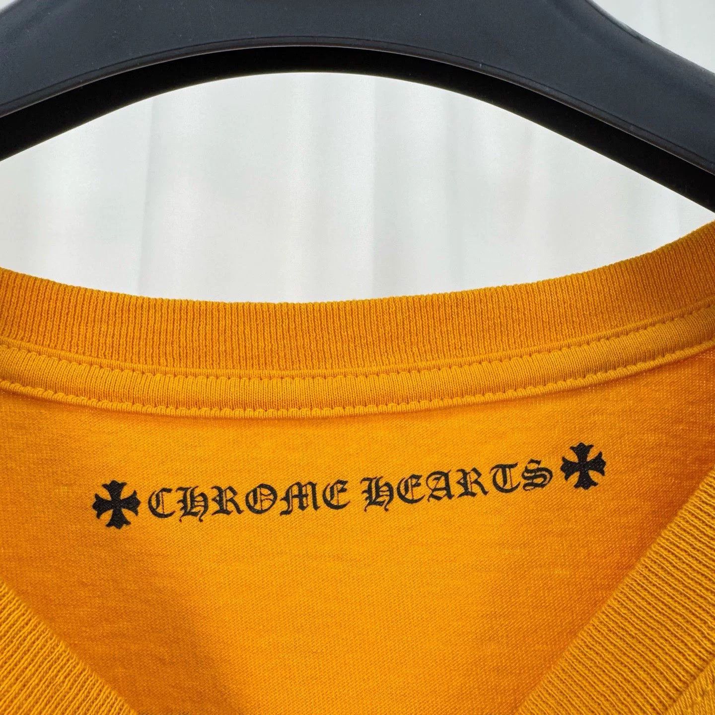 Chrome Hearts chrome hearts mustard yellow short sleeve shirt Size US XXL / EU 58 / 5 - 5 Thumbnail