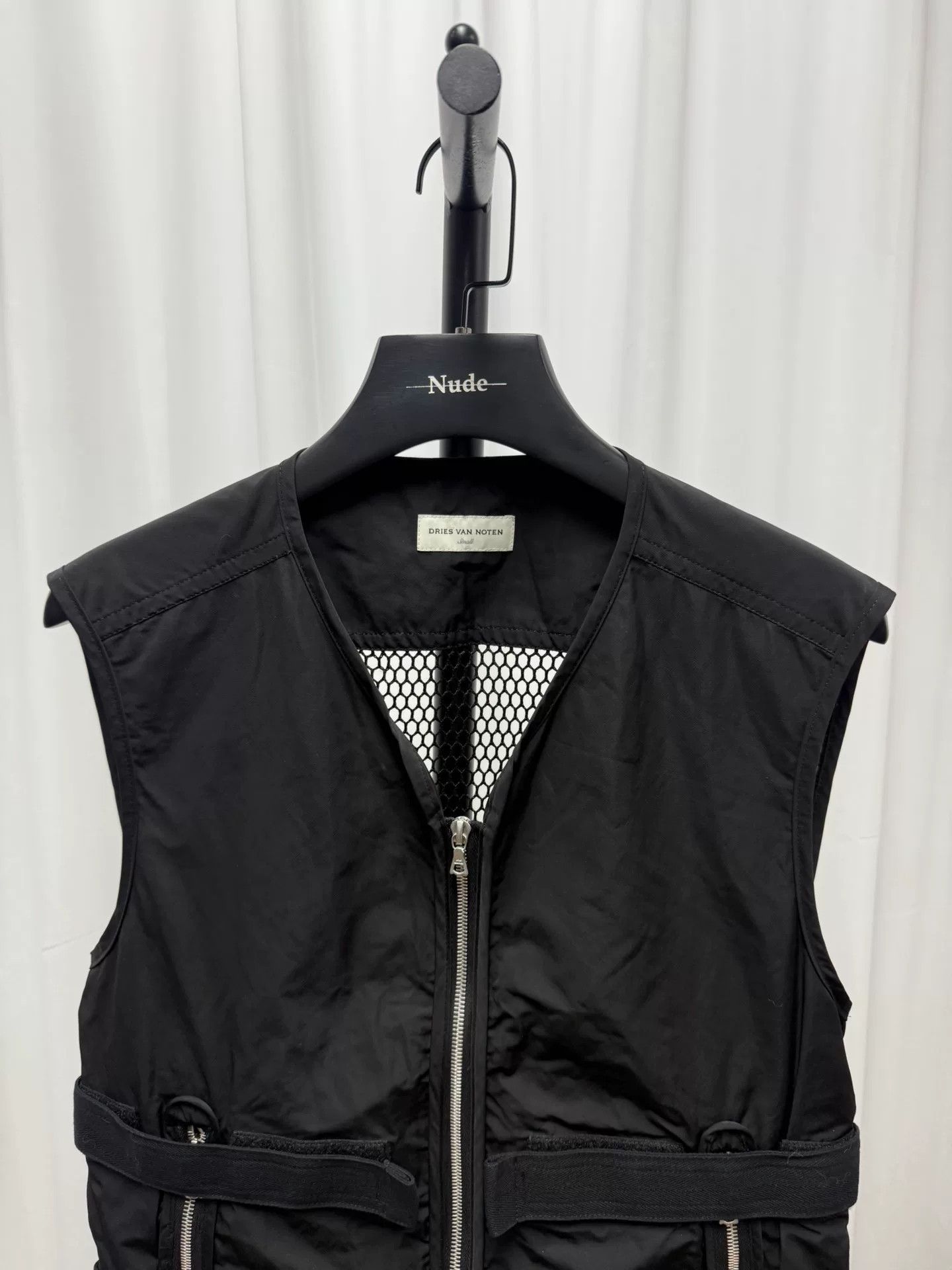 Dries Van Noten black open-back vest by dries van noten Size US S / EU 44-46 / 1 - 3 Thumbnail