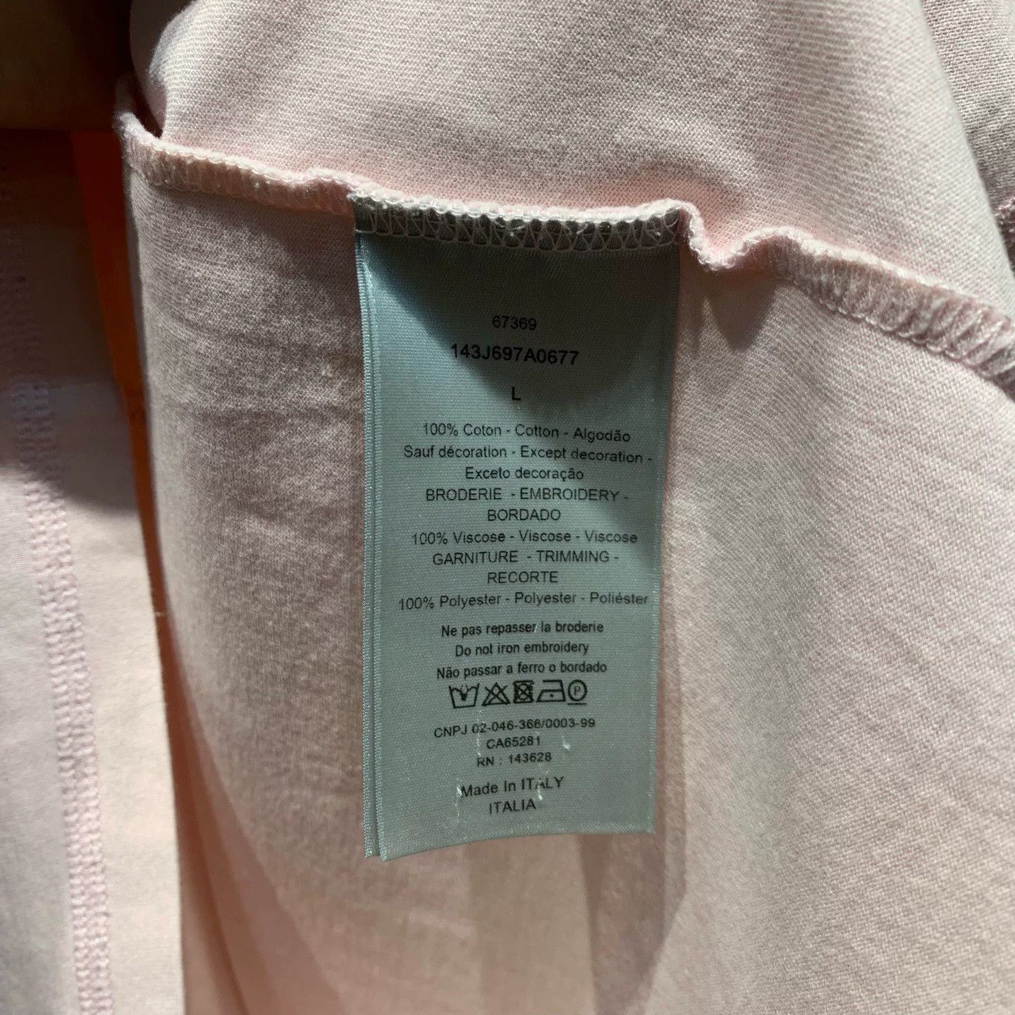 Dior dior x kenny scharf pink t-shirt Size US L / EU 52-54 / 3 - 8 Thumbnail