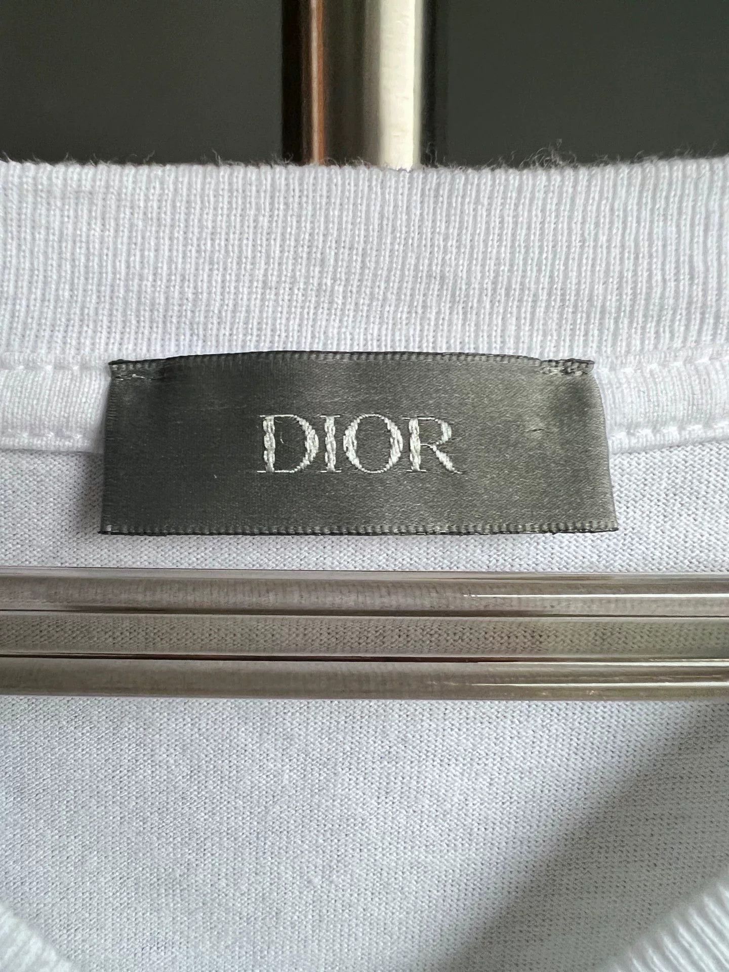 Dior white embroidered star short sleeve t-shirt Size US XL / EU 56 / 4 - 3 Thumbnail