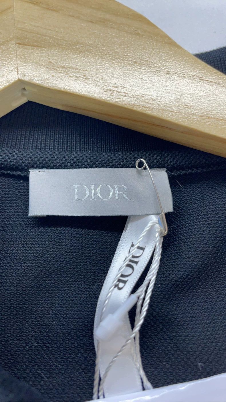 Dior Dior Black Embroidered Bee Short Sleeve Polo Size US S / EU 44-46 / 1 - 3 Thumbnail
