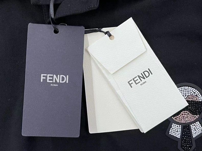 Fendi Fendi Karl Lagerfeld Logo Polo Shirt Size US XL / EU 56 / 4 - 5 Thumbnail