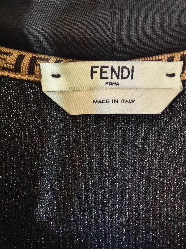 Fendi Fendi Wool Blend Logo Hoodie XXS Size US XXS / EU 40 - 4 Thumbnail