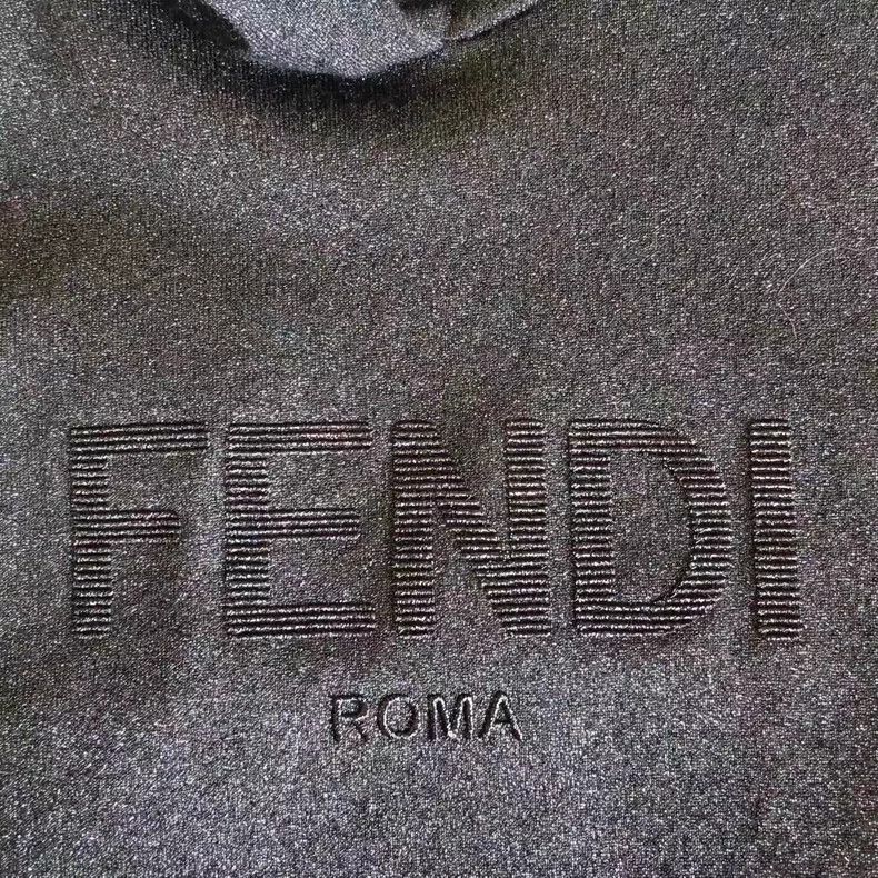 Fendi Fendi Wool Blend Logo Hoodie XXS Size US XXS / EU 40 - 3 Thumbnail