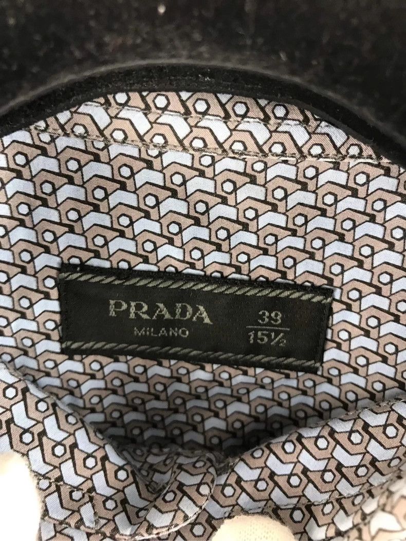 Prada Prada All-over Print Short Sleeve Shirt Size US L / EU 52-54 / 3 - 3 Thumbnail